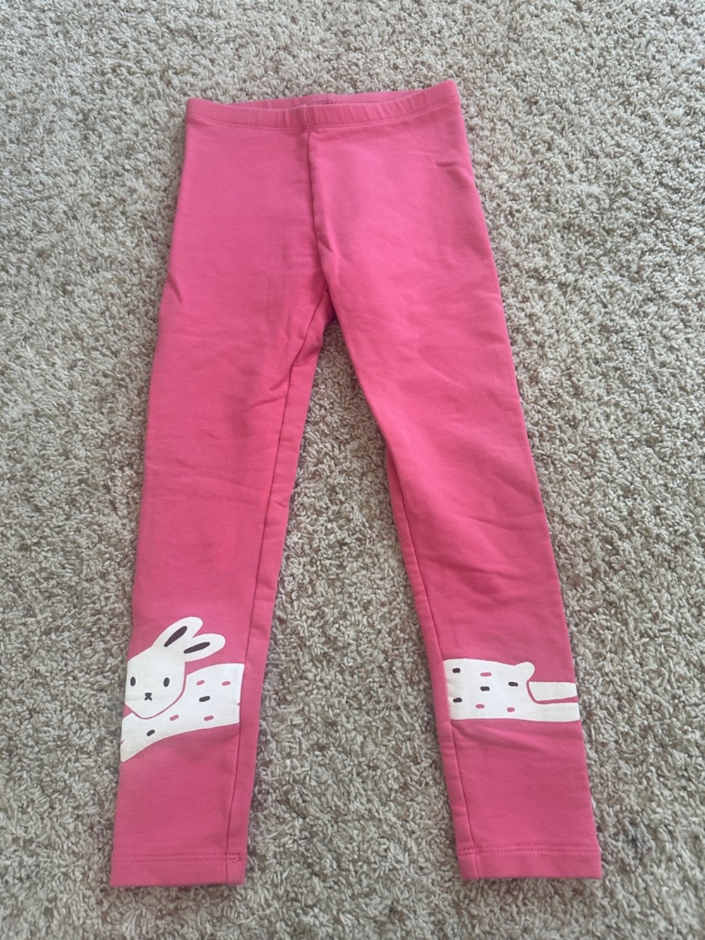 Tea Collection Pink Bunny Leggings